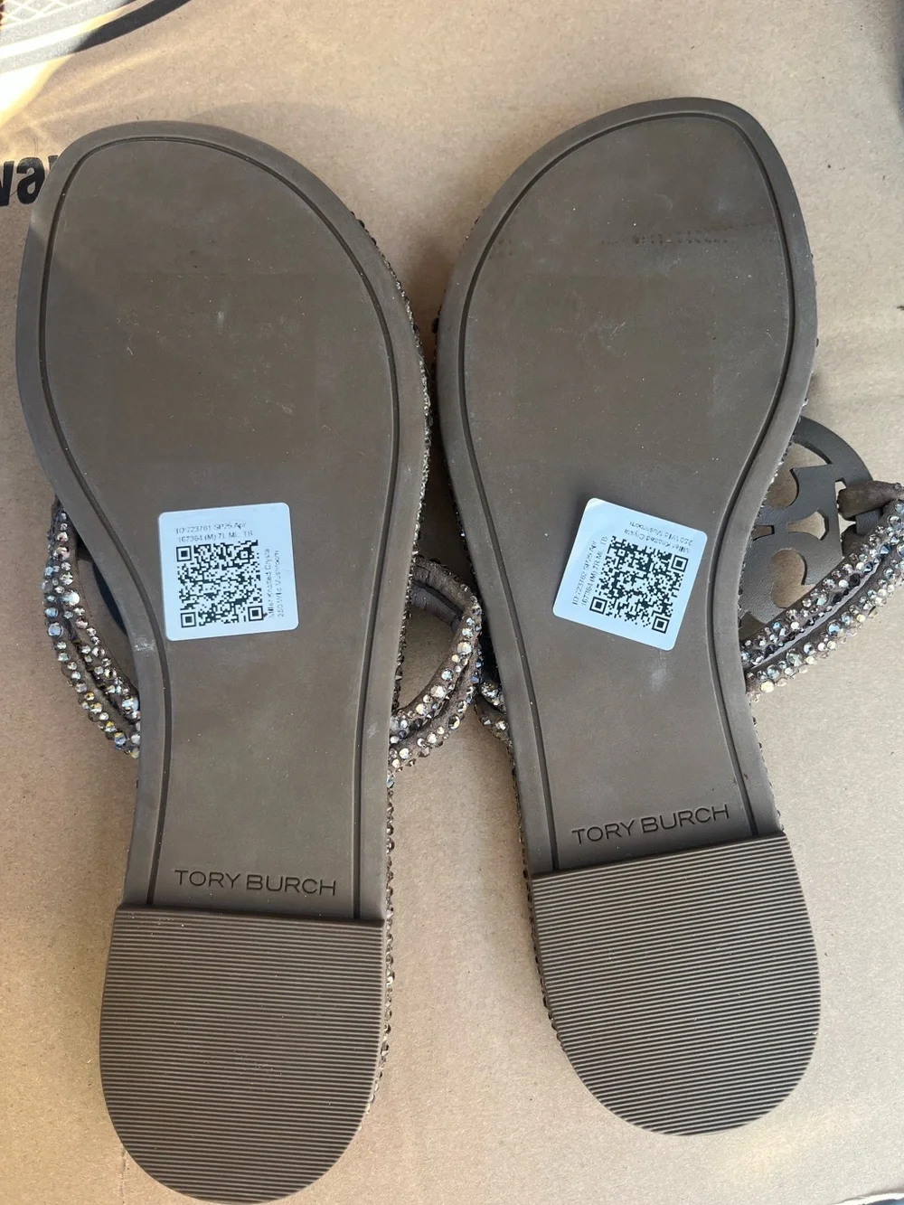 Tory Burch MILLER CRYSTAL KNOTTED SANDAL
